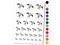 Barn Swallow Bird in Flight Temporary Tattoo Water Resistant Fake Body Art Set Collection